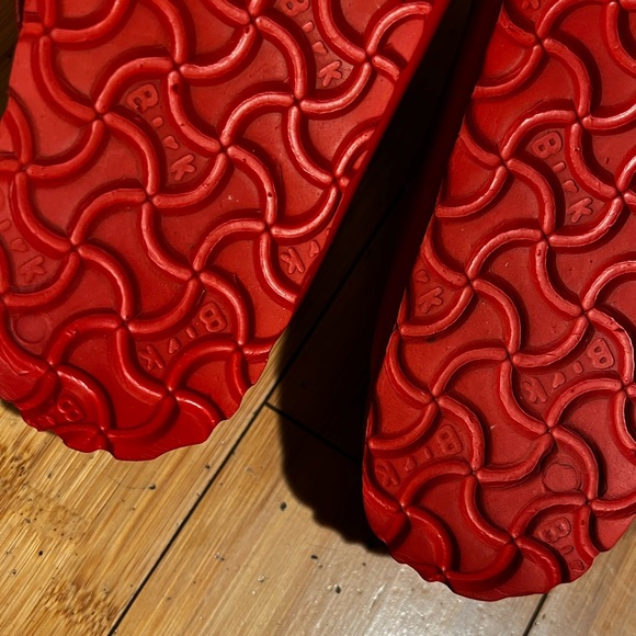 Birkenstock Arizona Essentials EVA Red Size 38 / 7-7.5 - Picture 14 of 16